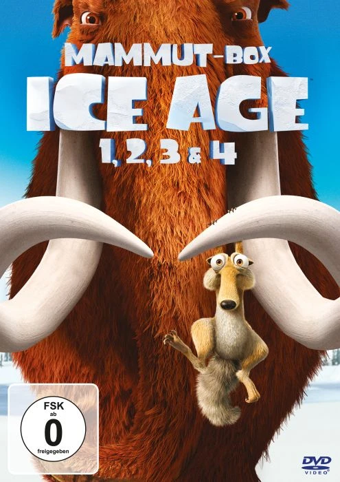 Ice Age Mammut Box (Filme 1-4) (DVD)