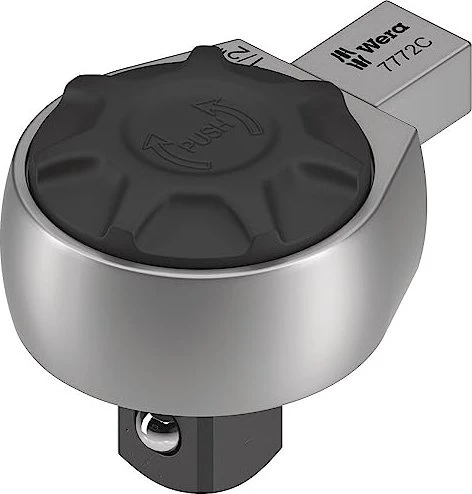 Wera 7772 C Einsteck-Ratsche Steckschlüssel-Adapter 9x12mm, 1/2"