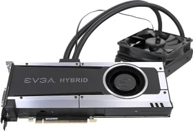EVGA GeForce GTX 1080 Hybrid Gaming, 8GB GDDR5X, DVI, HDMI, 3x DP