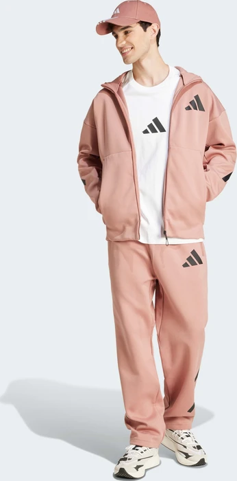 adidas Z.N.E. Zip Hoodie warm clay (Herren)