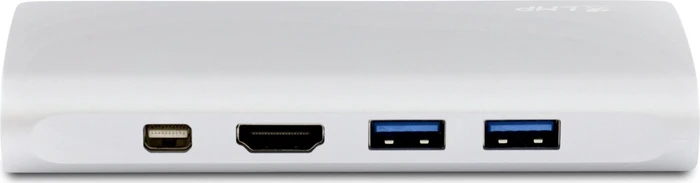 LMP USB-C Travel Dock, 9-Port, USB-C 3.0 [Stecker], silber