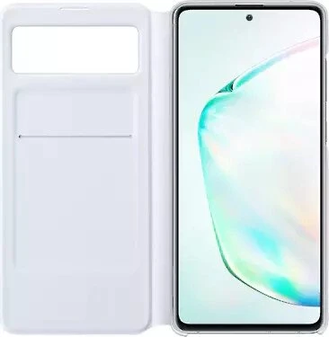 Samsung S-View Wallet Cover für Galaxy Note 10 Lite weiß