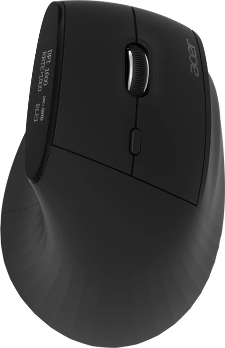 Acer Smart Fit Vertical Wireless Mouse schwarz, USB/Bluetooth