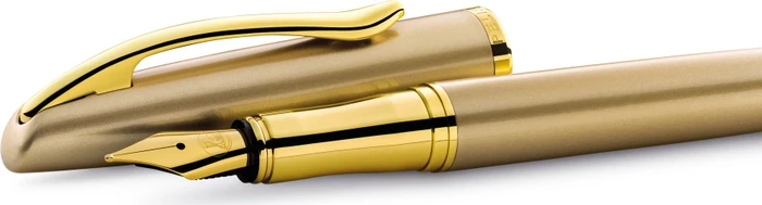Pelikan Jazz Noble Elegance P36 goldgelb, rechte Hand, mittel, Faltschachtel