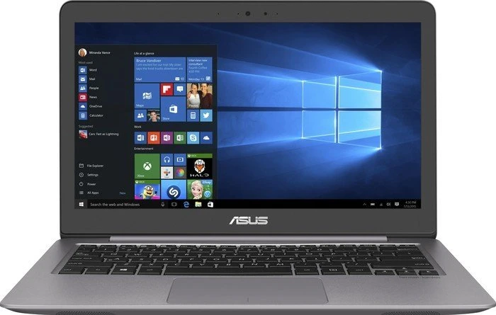 ASUS ZenBook UX310UQ-GL048T, Quartz Grey, Core i5-6200U, 8GB RAM, 256GB SSD, 1TB HDD, GeForce 940MX, DE
