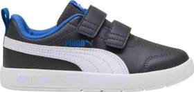 Puma Courtflex V3 dusky gray/puma white/mountain blue (Junior)