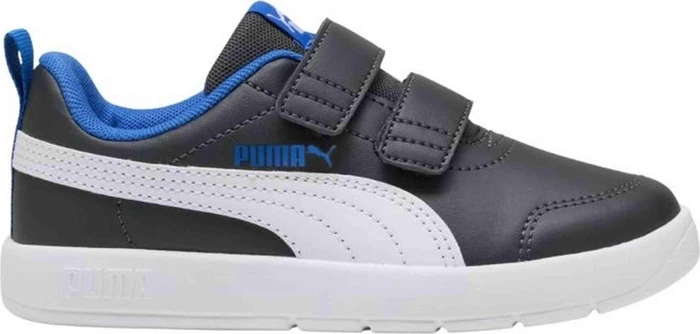 Puma Courtflex V3 dusky gray/puma white/mountain blue (Junior)
