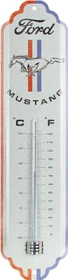Nostalgic Art Retro Thermometer Ford Mustang Horse & Stripes, analog