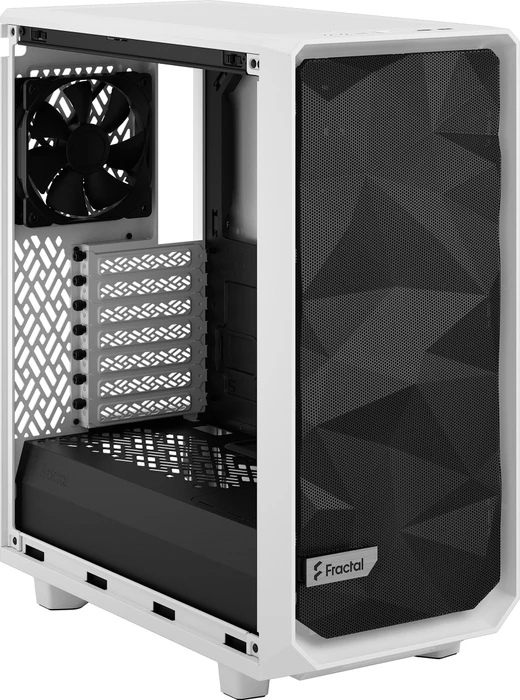 Fractal Design Meshify 2 Compact White TG Clear Tint, Glasfenster