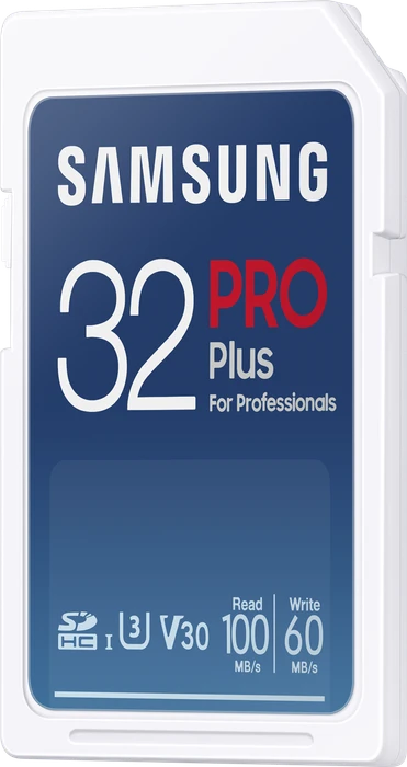 Samsung PRO Plus for Professionals R100/W60 32GB, UHS-I U3, Class 10