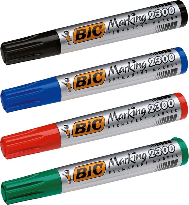 BIC Marking 2300 ECOlutions Permanentmarker Keilspitze 3.7-5.5mm blau