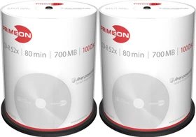 Primeon silver-protect-disc CD-R 80min/700MB, 52x, 100er Spindel, silver