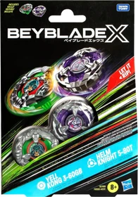 Hasbro Beyblade X Yell Kong 3-60GB und Helm Knight 5-80T Dual Pack