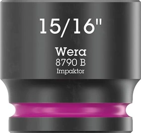 Wera 8790 B Impaktor Außensechskant Steckschlüssel 3/8" zöllig, 15/16"x32mm