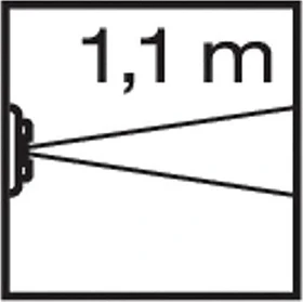 Berker S.1/B.3/B.7 IR Bewegungsmelder Komfort 1.1m weiß glänzend