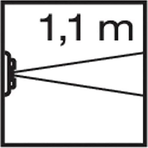 Berker S.1/B.3/B.7 IR Bewegungsmelder Komfort 1.1m weiß glänzend