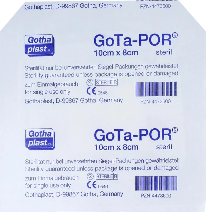Gothaplast GoTa-POR steril, 8 x 10cm, 1 Stück