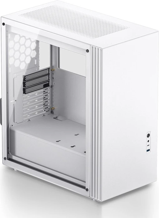 Jonsbo U6 White, weiß, Glasfenster