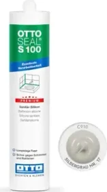 Otto-Chemie Ottoseal S 100 C910 Sanitär-Silikonkleber silbergrau Nr 17, 300ml
