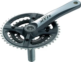 Shimano XTR 2007 FC-M970 Hollowtech II 44/32/22 Zähne Kurbelgarnitur 165mm