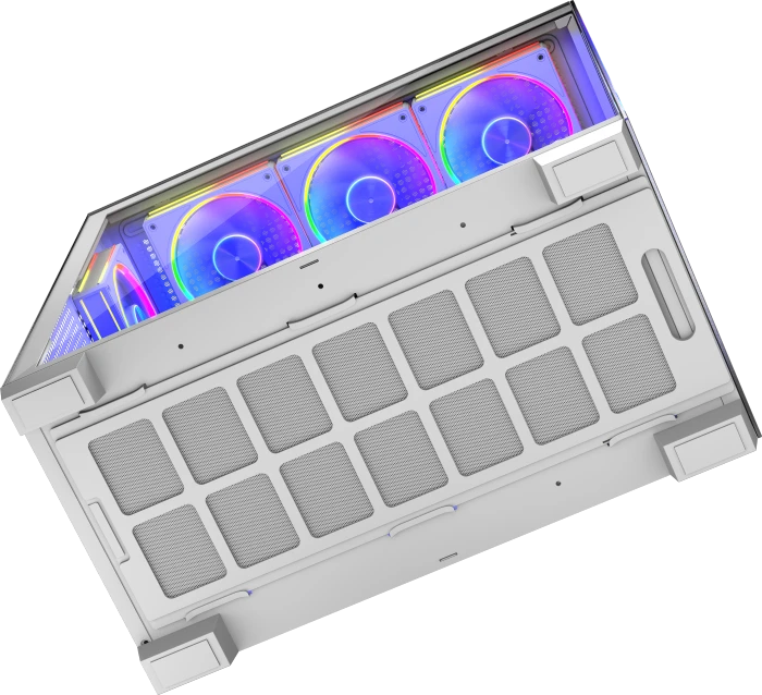 Modecom Volcano Stellar ARGB 8F White, Glasfenster