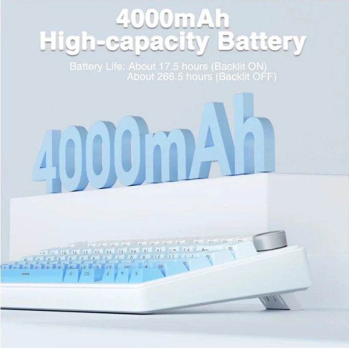 Aula F75 Pro, Gradient Blue, LEDs RGB, hot-swap, LEOBOG Seiya Star Vector, USB/Bluetooth, US
