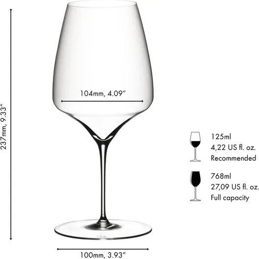 Riedel Manufaktur Vitis Cabernet/Merlot Rotweinglas