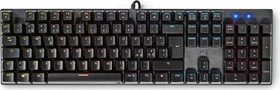 Nedis Wired Gaming Keyboard, schwarz, LEDs RGB, USB, ND (GKBDM110BKND)