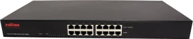 Roline / Secomp Rackmount Gigabit PoE-Injektor, 16x RJ-45, 110W PoE (21.13.1181)