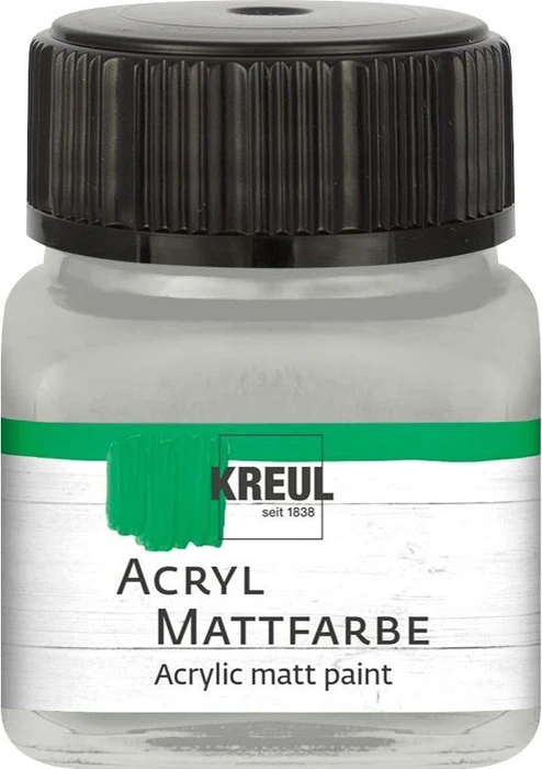 Kreul Acryl Mattfarbe, silber, 20ml (75237)