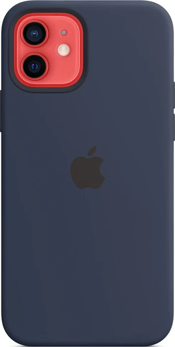 Apple Silikon Case mit MagSafe für iPhone 12/iPhone 12 Pro dunkelmarine