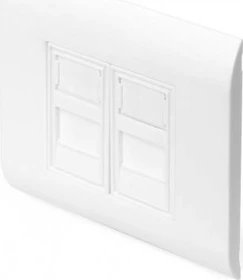 Digitus Leerdose für Keystone Module, Rahmen 80x80mm, Französischer Typ