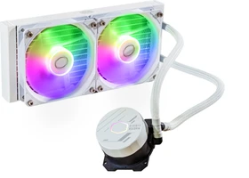 Cooler Master MasterLiquid 240L Core ARGB White, weiß