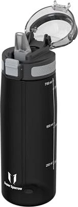 Super Sparrow Tritan Trinkflasche 750ml schwarz