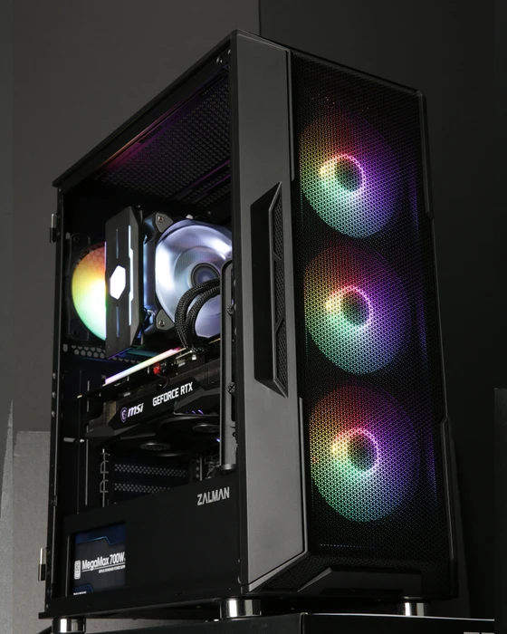 Zalman i3 Neo, schwarz, Glasfenster