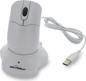 Seal Shield Silver Storm Waterproof Wireless Medical Mouse weiß, AES128 Verschlüsselung, USB