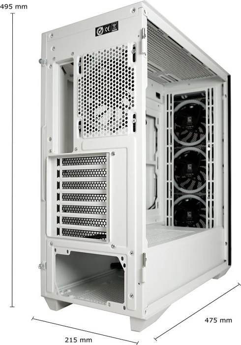 LC-Power Gaming 805BW Holo-1_X, Glasfenster