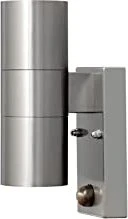 Konstsmide Modena GU10 35W 6.5cm Sensor Wandleuchte 2-flammig edelstahl