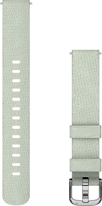 Garmin Ersatzarmband 14mm Nylon für Lily 2 sage grey/silver