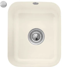 Villeroy & Boch Cisterna 45 Unterbau Becken mittig mit Ablauffernbedienung ivory