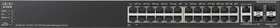 Cisco SF500 Rackmount Managed Stacking Switch, 24x RJ-45, 2x RJ-45/SFP (SF500-24-K9-G5)