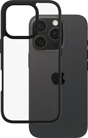 PanzerGlass Care Flagship Case Urban Combat Black Frame für Apple iPhone 16 Pro transparent