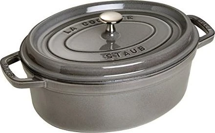 Zwilling Staub Cocotte Schmortopf oval 29.2x23cm 2.35l grafitgrau