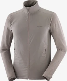 Salomon Essential Lightwarm Hybrid Funktionsjacke iron (Herren)