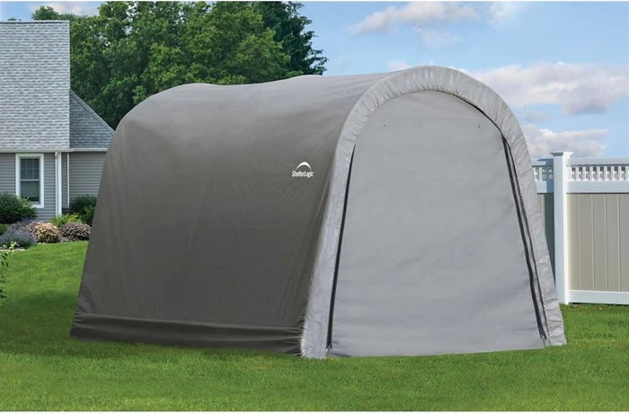 ShelterLogic Shed-in-a-Box Foliengerätehaus 9m² grau