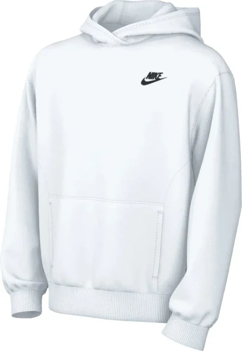 Nike Sportswear Club Fleece Hoodie weiß/schwarz (Junior)