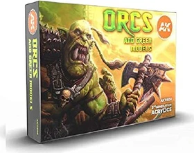 AK-Interactive 3rd Gen Acrylic Colors Orcs and Green Models Farbset, 6-tlg.