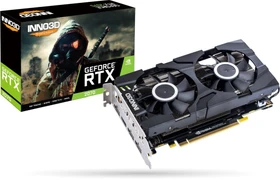INNO3D GeForce RTX 2070 Twin X2 Rev.2 silber, 8GB GDDR6, HDMI, 3x DP
