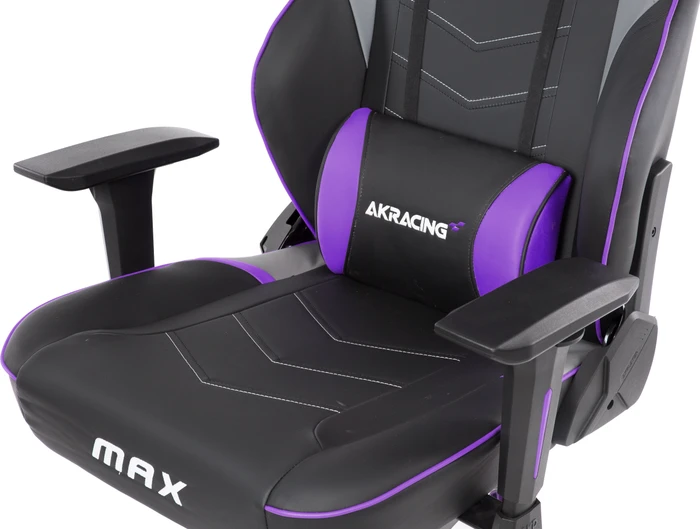 AKRacing Master Max Gamingstuhl, schwarz/grau/violett