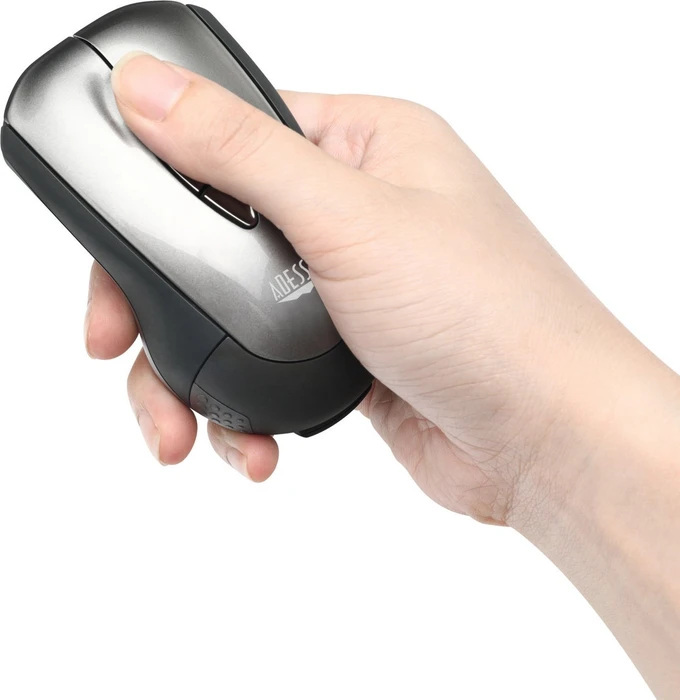 Adesso iMouse P10 Air Mouse Mobil silber/grau, USB-A